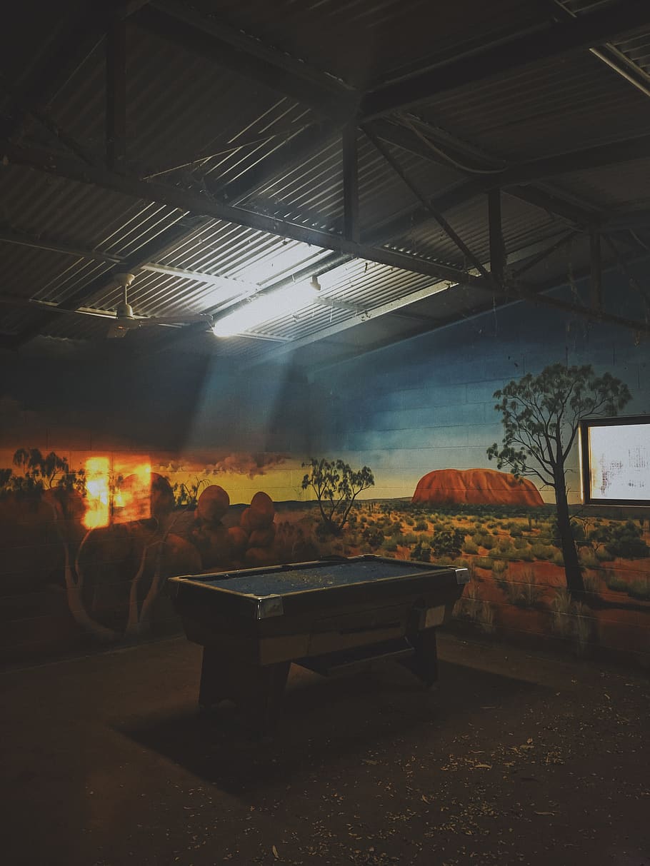 australia, davenport, wycliffe well, dirty, messy, mural, game