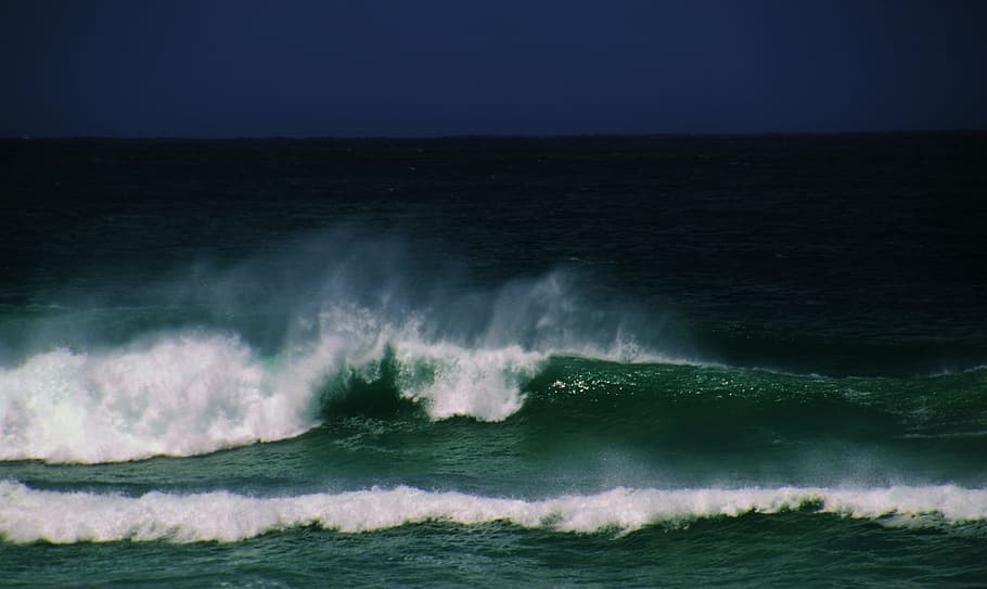 wave, water, flow, running, sea, ocean, motion, sport, beauty in nature HD wallpaper