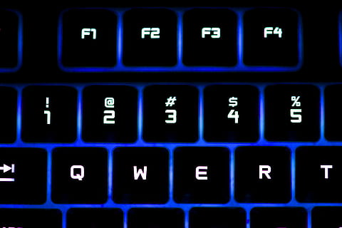 Close-Up Photo of Keyboard, 4k wallpaper, backlit, buttons, dark HD wallpaper