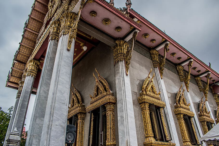 thailand, bangkok, buda, budha, budhist, buddhist, temple, asia, HD wallpaper