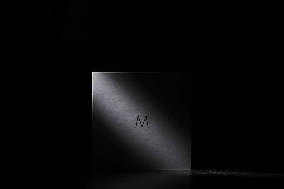 dark, night, light, shadow, m, corner, black and white, monochrome HD wallpaper