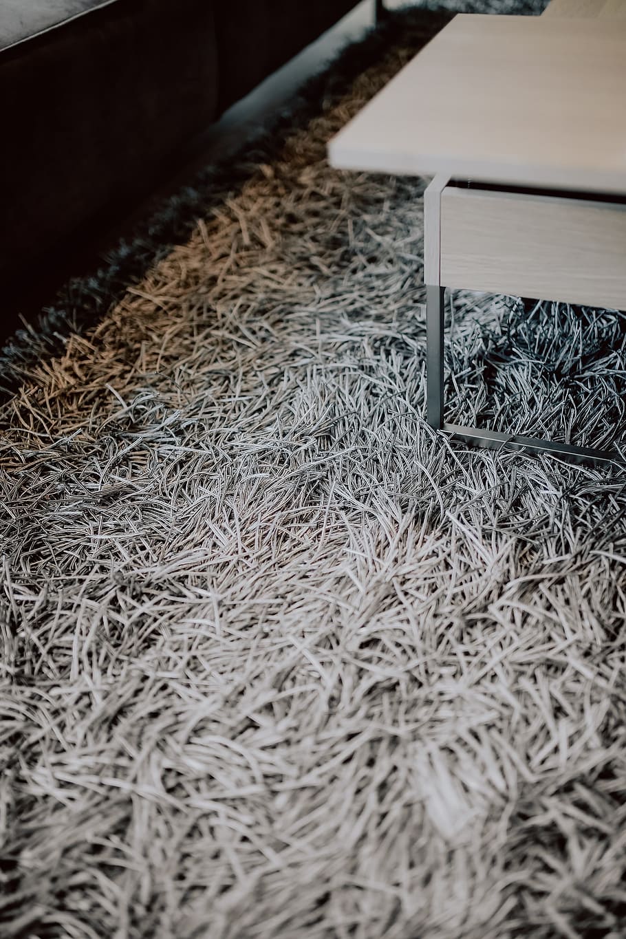 فرش شگی سفید